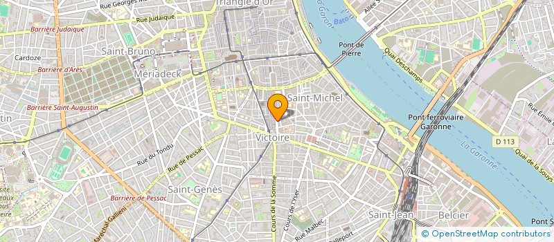 localisation de l'entreprise SCI MIA  BORDEAUX