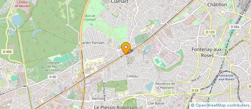 localisation de l'entreprise SCI MIA  CLAMART