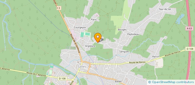 localisation de l'entreprise SCI MIA  SALLES