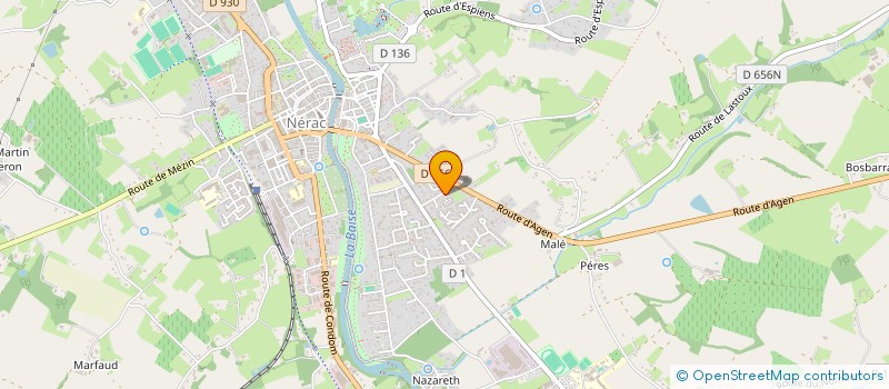 localisation de l'entreprise SCI MIA  NERAC