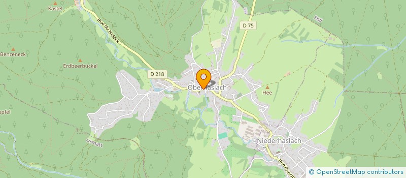 localisation de l'entreprise SCI MIA  OBERHASLACH