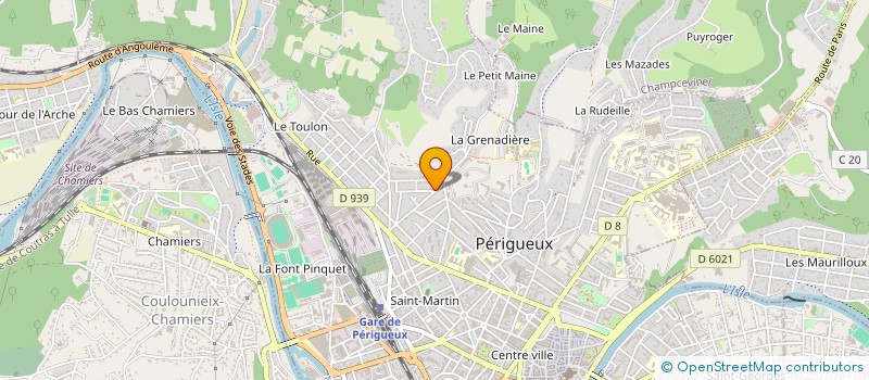 localisation de l'entreprise SCI MIAC à PERIGUEUX
