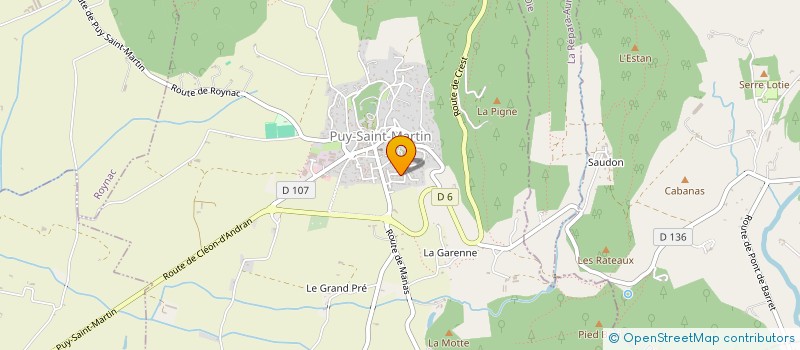 localisation de l'entreprise SCI MIADANA  PUY-SAINT-MARTIN