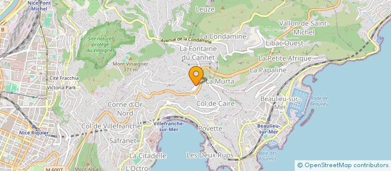 localisation de l'entreprise SCI MIAL à VILLEFRANCHE-SUR-MER