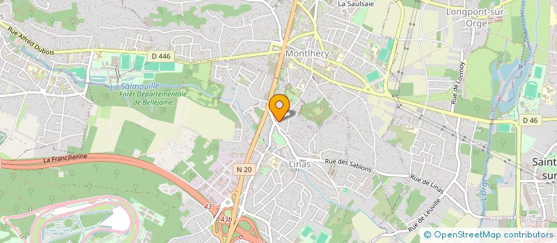 localisation de l'entreprise SCI MIALFA à LINAS