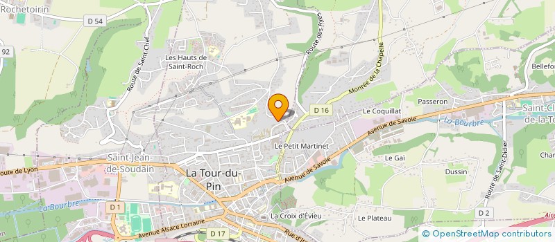 localisation de l'entreprise SCI MIAM  LA TOUR-DU-PIN