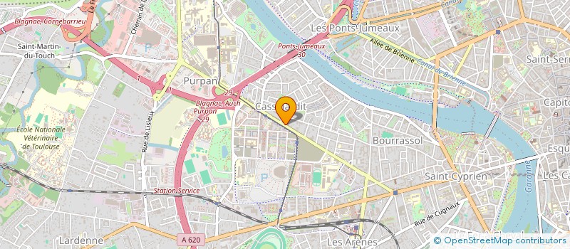 localisation de l'entreprise SCI MIAMI à TOULOUSE