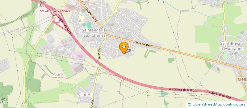 localisation de l'entreprise SCI MIAMI  SAINTE-MARIE-AUX-CHENES