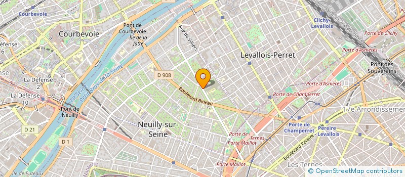 localisation de l'entreprise SCI MIAMI à NEUILLY-SUR-SEINE