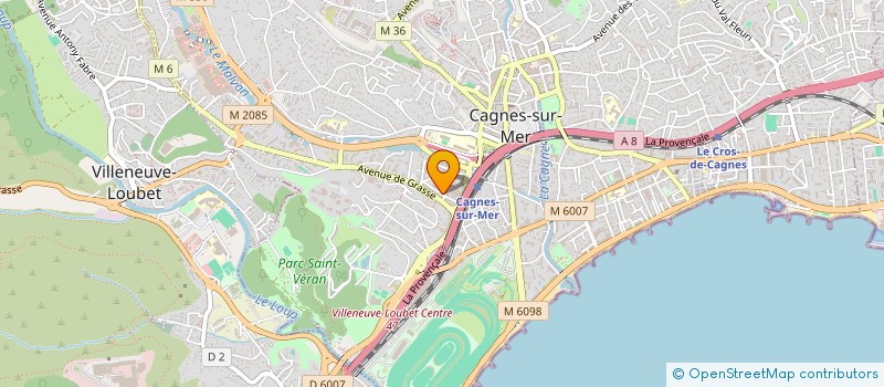 localisation de l'entreprise SCI MIAMI BUREAUX à CAGNES-SUR-MER