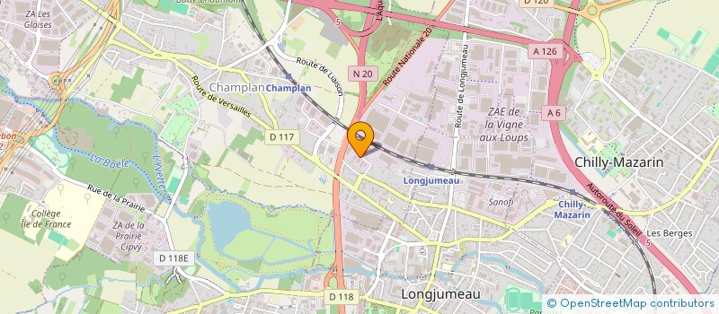 localisation de l'entreprise SCI MIAMIL  CHAMPLAN