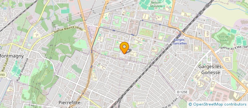 localisation de l'entreprise SCI MIAN GROUPE  SARCELLES