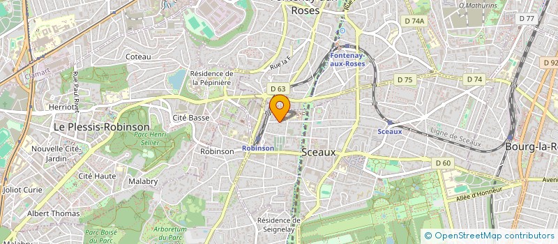 localisation de l'entreprise SCI MIAOU à SCEAUX