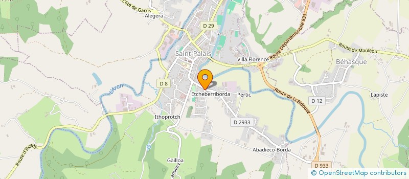 localisation de l'entreprise SCI MIARDIA  SAINT-PALAIS