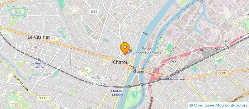 localisation de l'entreprise SCI MIARRITZE  CHATOU