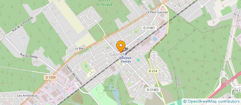 localisation de l'entreprise SCI MIASC  CESTAS