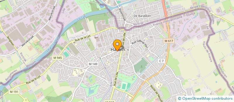 localisation de l'entreprise SCI MIAUSE  HALLUIN