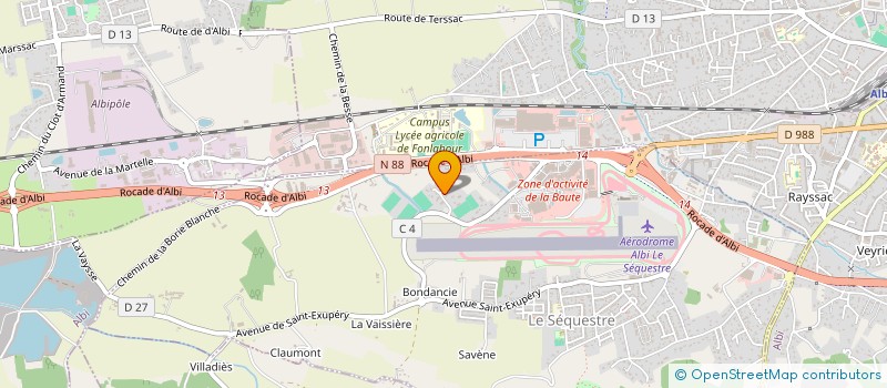 localisation de l'entreprise SCI MIAXLIAN  LE SEQUESTRE