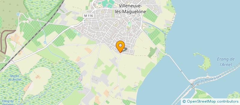 localisation de l'entreprise SCI MIAZ  VILLENEUVE-LES-MAGUELONE