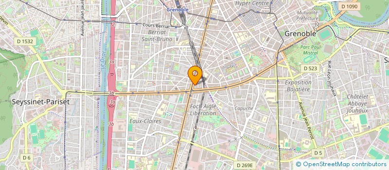 localisation de l'entreprise SCI MIB à GRENOBLE