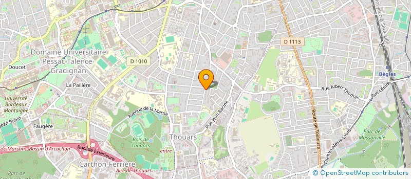 localisation de l'entreprise SCI MIBISCUS  TALENCE