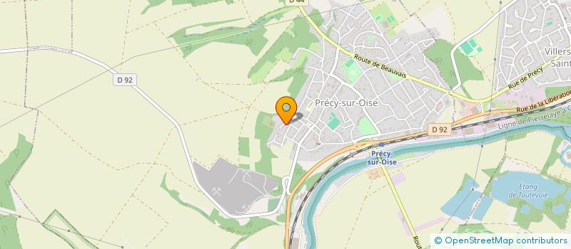 localisation de l'entreprise SCI MIBYS  PRECY-SUR-OISE