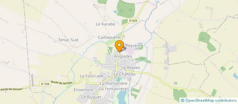 localisation de l'entreprise SCI MIC ET MUIS  SARAMON