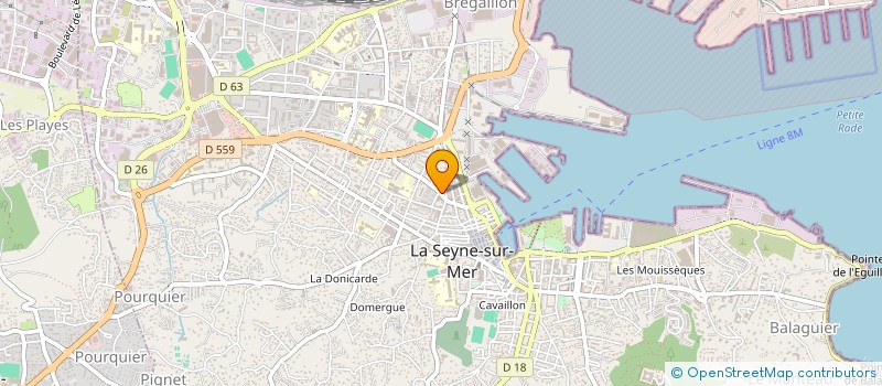 localisation de l'entreprise SCI MICA à LA SEYNE-SUR-MER