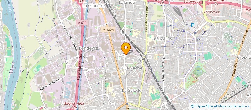 localisation de l'entreprise SCI MICA à TOULOUSE