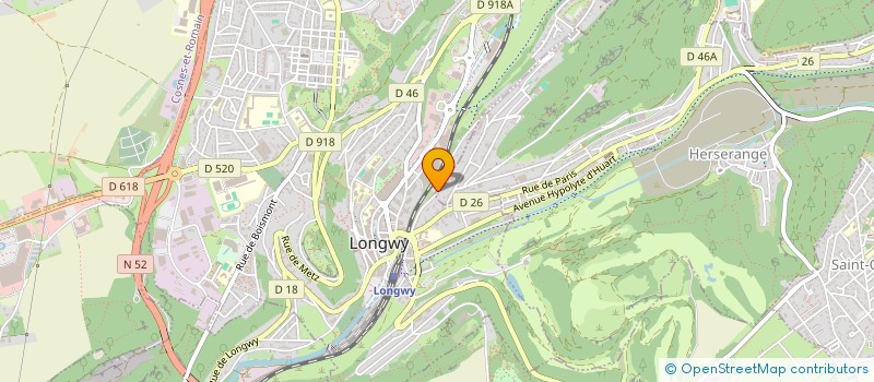 localisation de l'entreprise SCI MICA à LONGWY