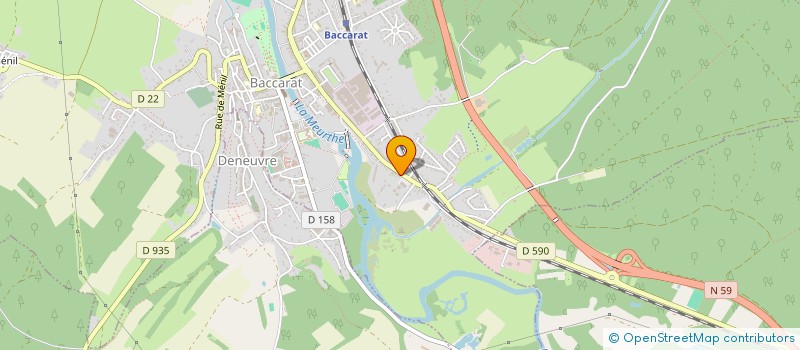 localisation de l'entreprise SCI MICA  BACCARAT