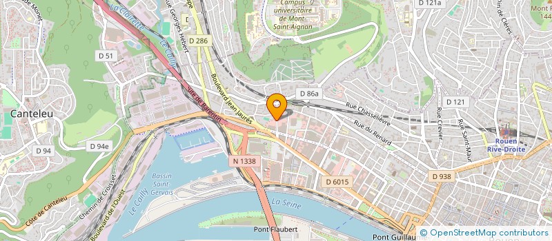 localisation de l'entreprise SCI MICA à ROUEN