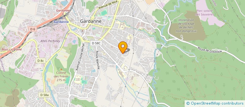 localisation de l'entreprise SCI MICA PROVENCE  GARDANNE