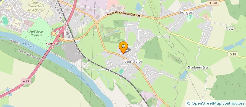 localisation de l'entreprise SCI MICADI  SAINT-ELOI