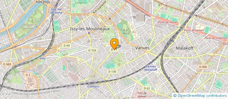 localisation de l'entreprise SCI MICAG à ISSY-LES-MOULINEAUX