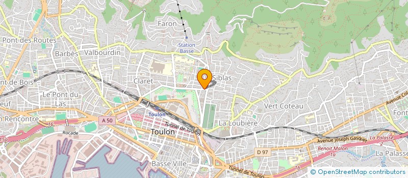 localisation de l'entreprise SCI MICAL  TOULON