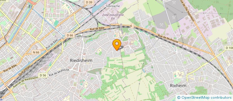 localisation de l'entreprise SCI MICALEC  RIEDISHEIM