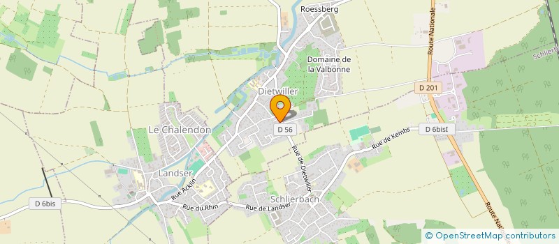 localisation de l'entreprise SCI MICARO  DIETWILLER