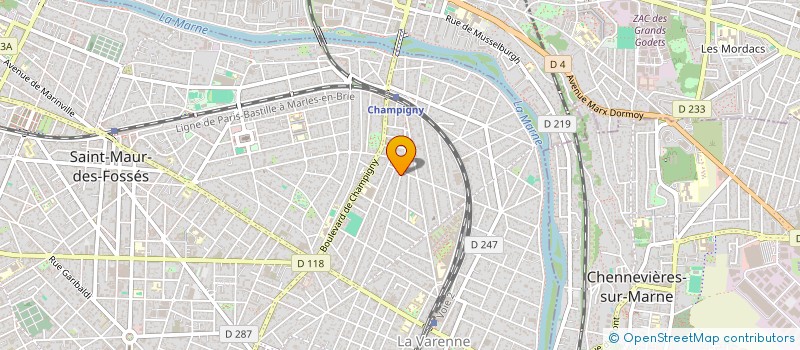 localisation de l'entreprise SCI MICARO à SAINT-MAUR-DES-FOSSES