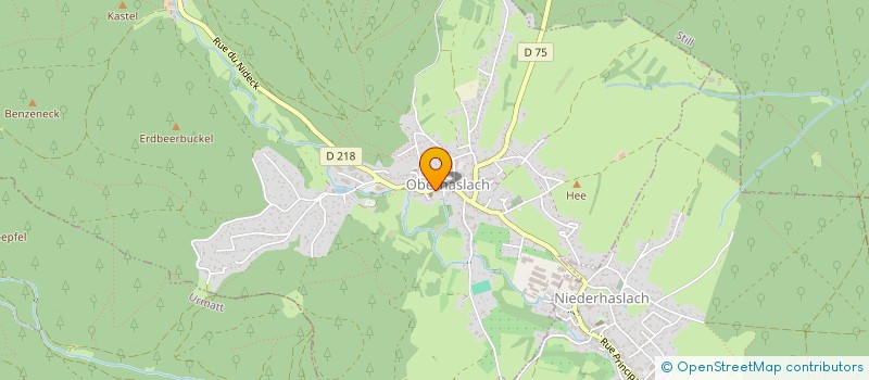 localisation de l'entreprise SCI MICAS 3  OBERHASLACH