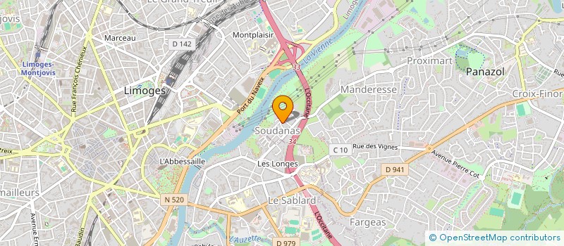 localisation de l'entreprise SCI MICAS à PANAZOL