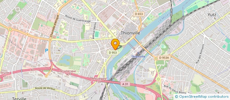 localisation de l'entreprise SCI MICASOPHI à THIONVILLE