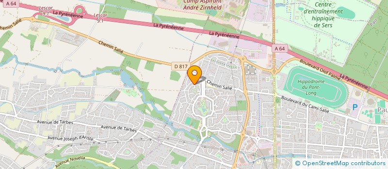 localisation de l'entreprise SCI MICAZET à LONS