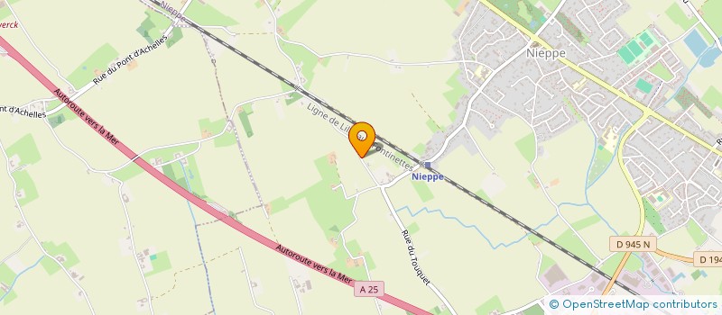 localisation de l'entreprise SCI MICCAR  NIEPPE