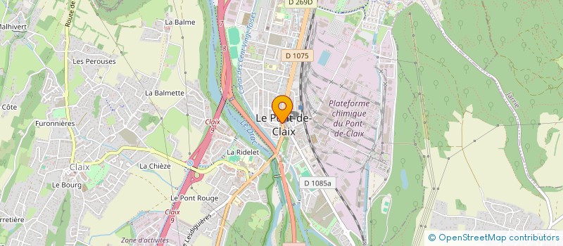 localisation de l'entreprise SCI MICCOLI  LE PONT-DE-CLAIX