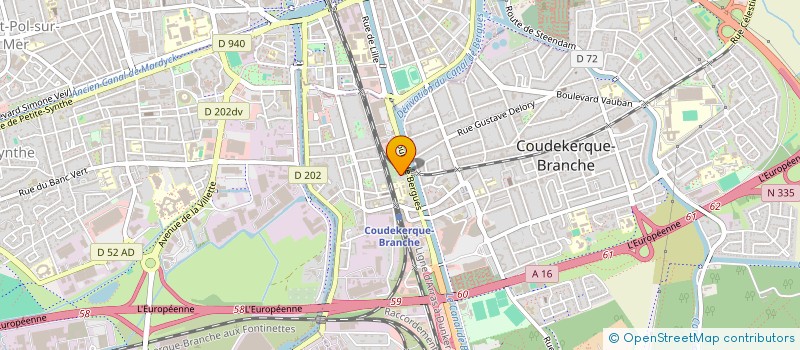 localisation de l'entreprise SCI MICE  COUDEKERQUE-BRANCHE