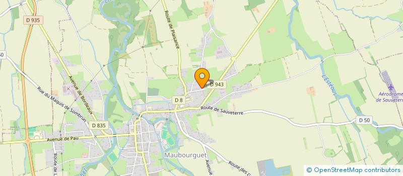 localisation de l'entreprise SCI MICELA  MAUBOURGUET