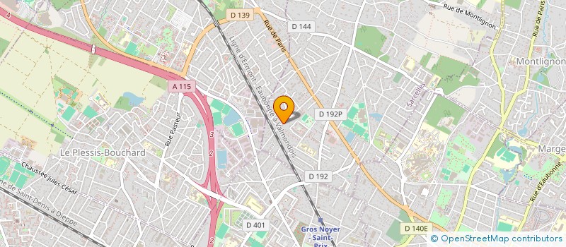localisation de l'entreprise SCI MICH à SAINT-PRIX