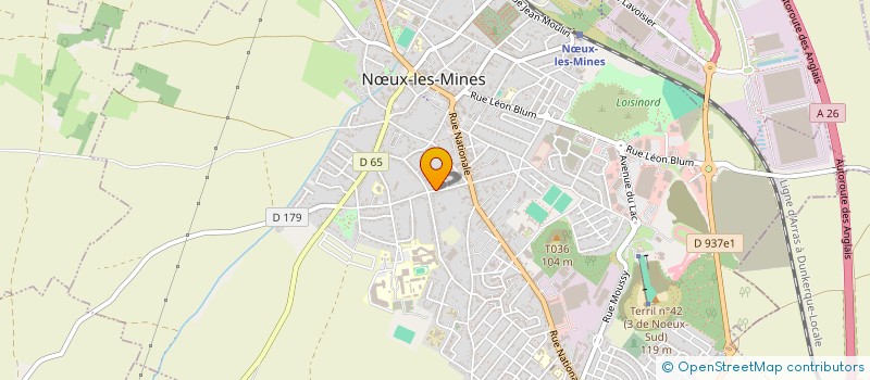 localisation de l'entreprise SCI MICHA  NUX-LES-MINES