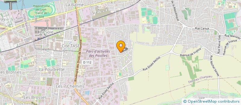 localisation de l'entreprise SCI MICHA  DECINES-CHARPIEU